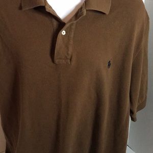 Men Brown Polo size XLT